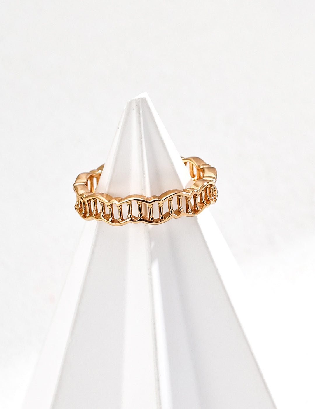 Oxidized Silver Ring | Raw Orbit Open Ring | Eudorra Jewelry