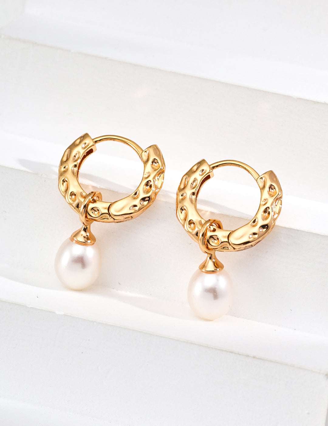 Freshwater Duet Earrings | Women's Pearl Earrings | Forya J'adore