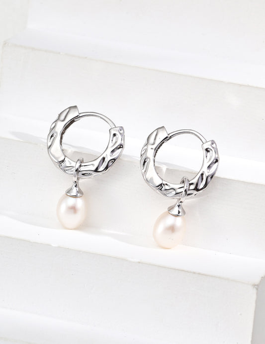 Freshwater Duet Earrings | Women's Pearl Earrings | Forya J'adore
