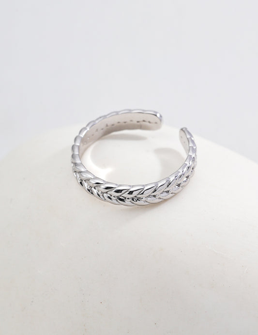 Open Silver Ring | Women's Open Ring | Eudorra Jewelry