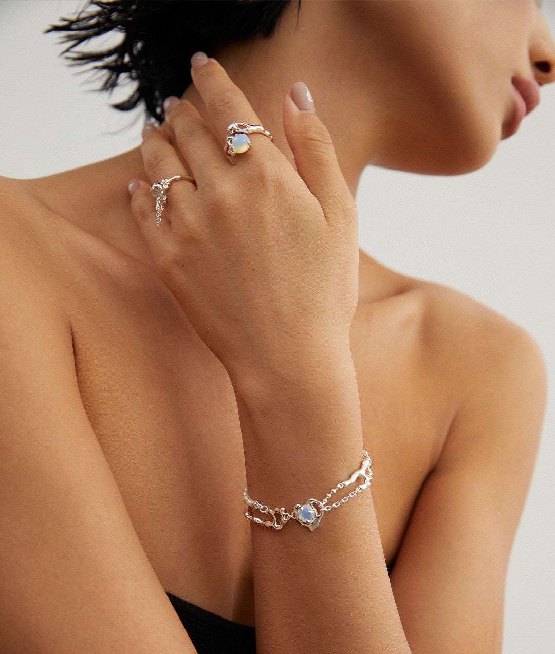 Opal Verdict Ring｜Verdict Open Ring | Eudorra Jewelry