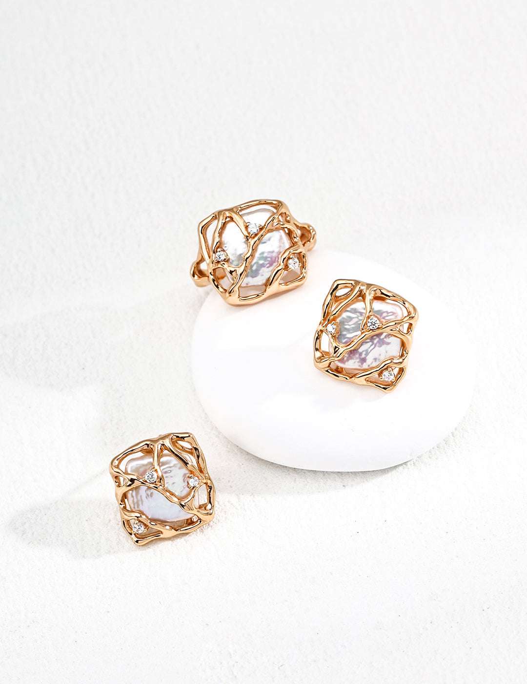 Lunar Spark Earrings ｜Forya J'adore