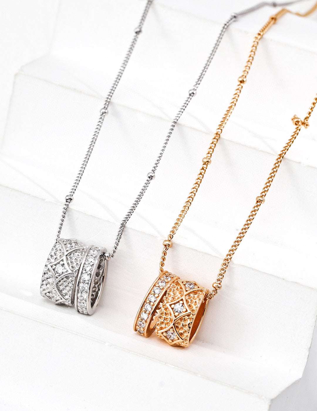 Aria of Tarnished Light Necklace ｜Eudorra Jewelry.