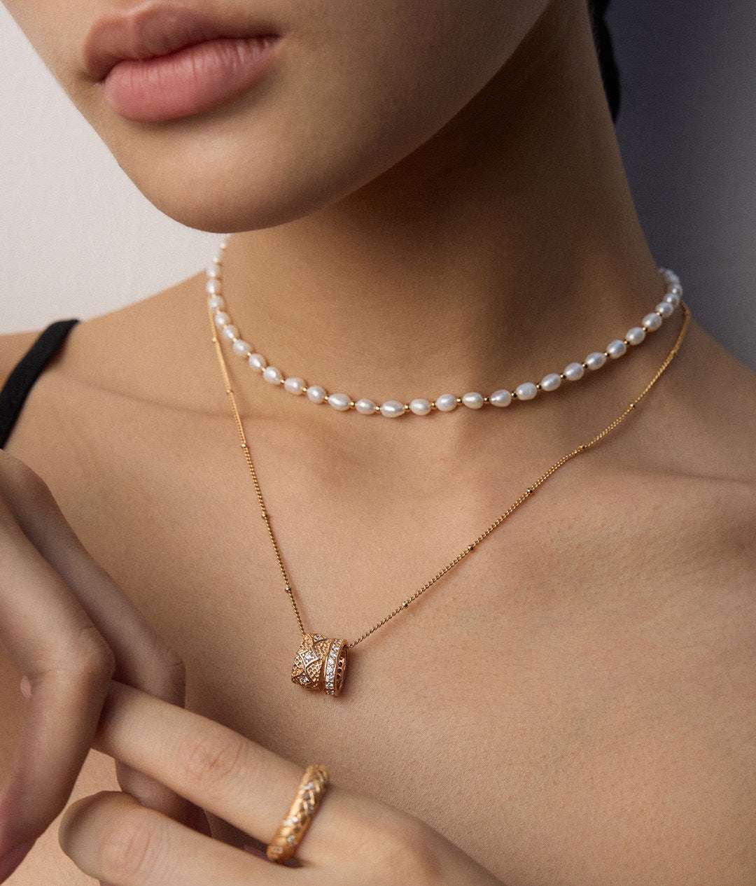 Aria of Tarnished Light Necklace ｜Eudorra Jewelry.