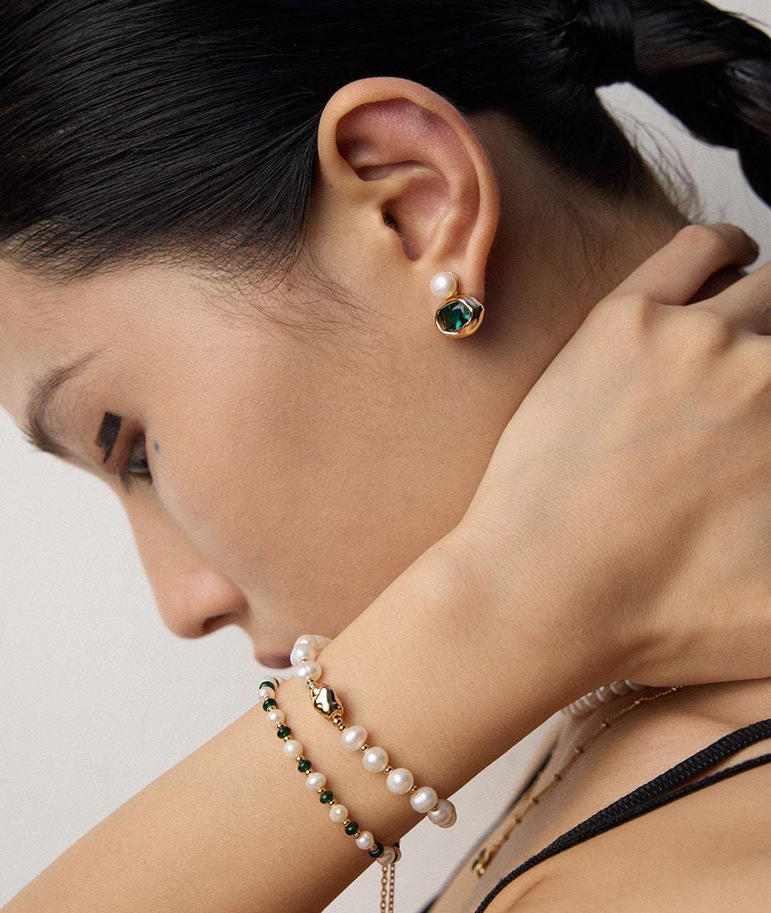 Solitaire Resonance Bracelet ｜Eudorra Jewelry.