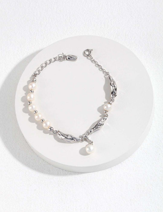 Pearl Radiance Solo Bracelet ｜Eudorra Jewelry.