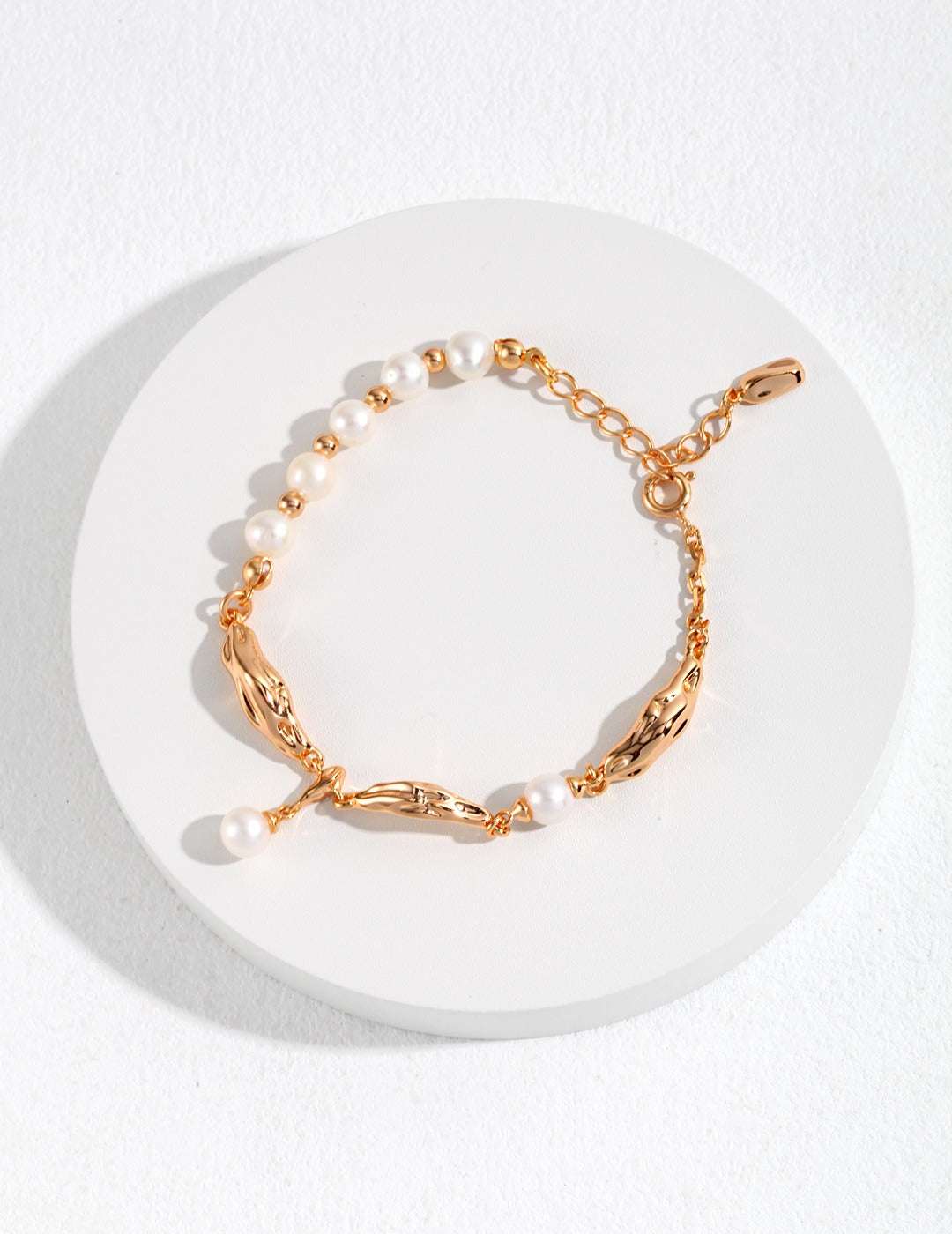 Pearl Radiance Solo Bracelet ｜Eudorra Jewelry.