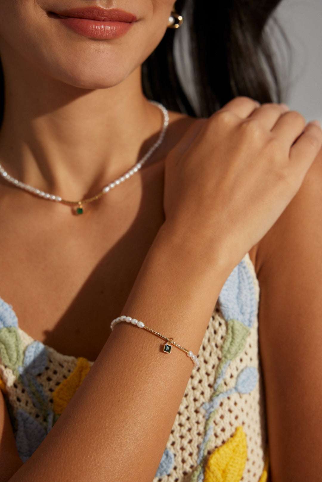 Pearl Ripple Symphony Bracelet ｜Eudorra Jewelry.