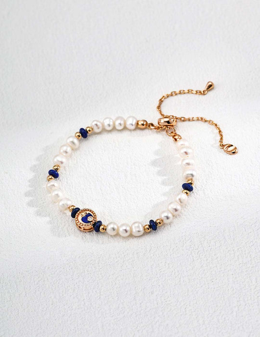 Celestial Pearl Strand Bracelet ｜Eudorra Jewelry.