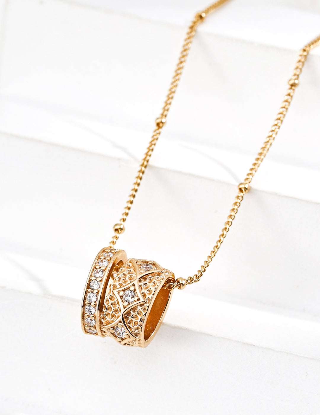 Aria of Tarnished Light Necklace ｜Eudorra Jewelry.