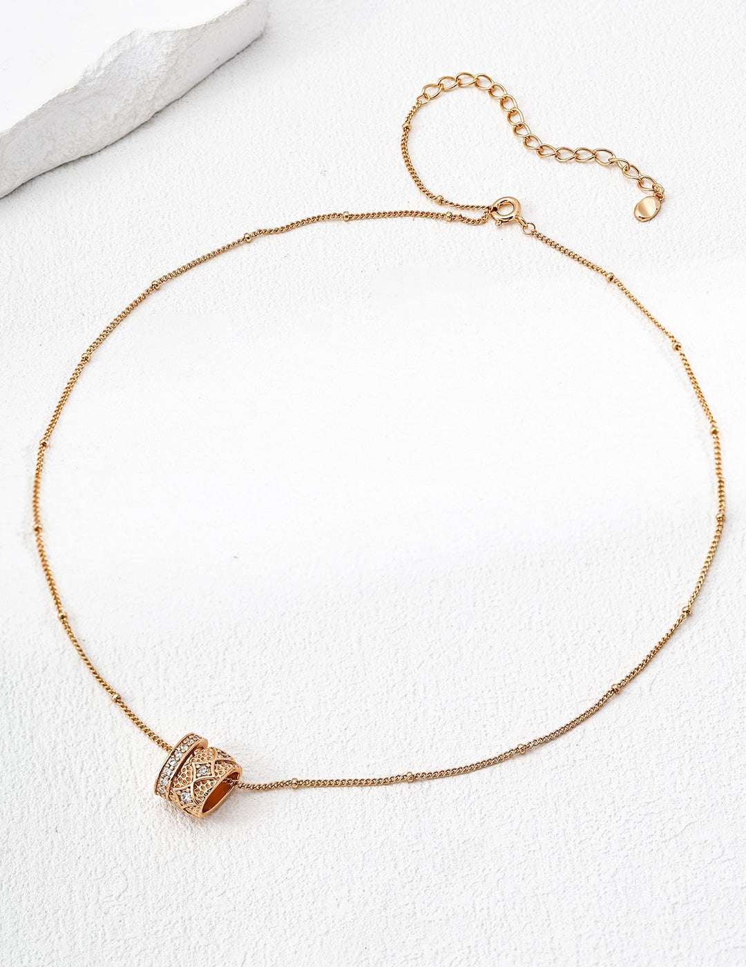 Aria of Tarnished Light Necklace ｜Eudorra Jewelry.