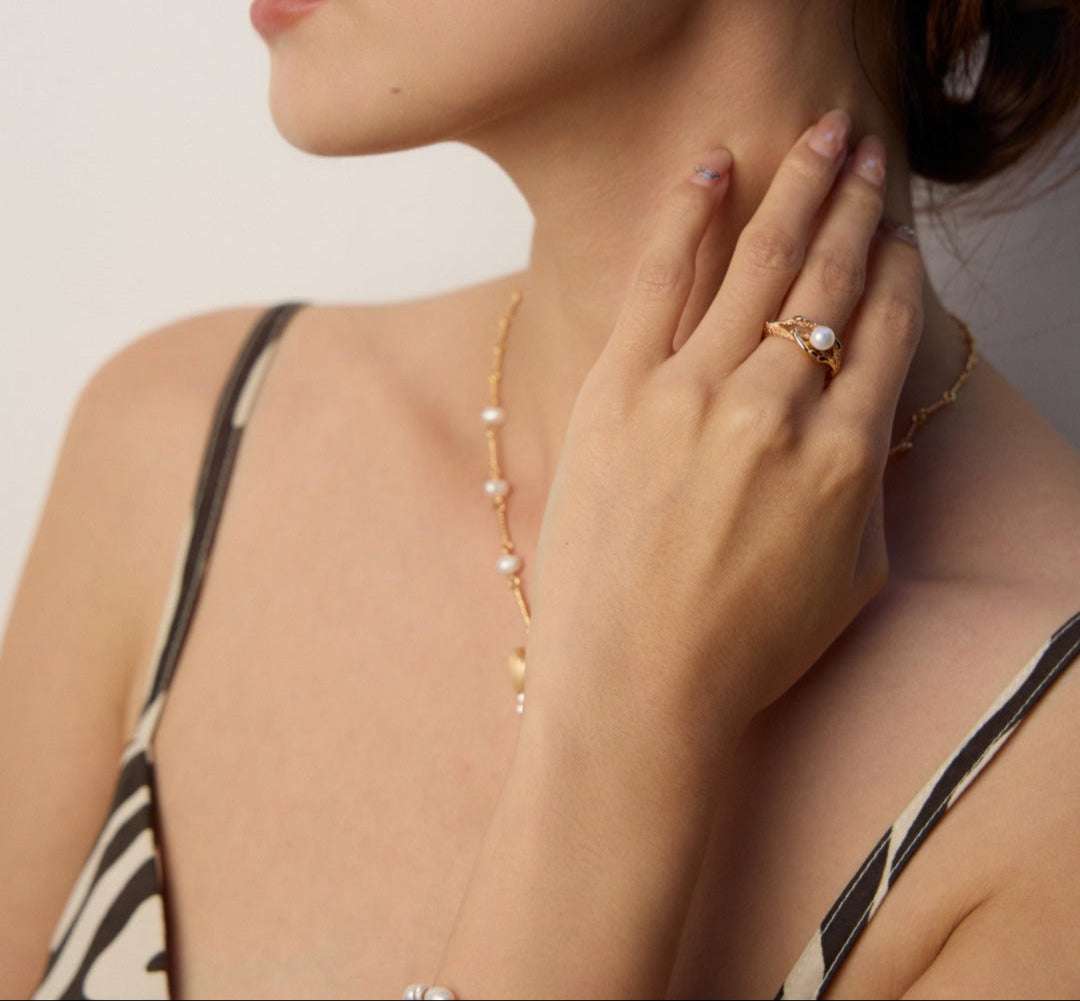 Lunar Soliloquy Ring ｜Eudorra Jewelry.