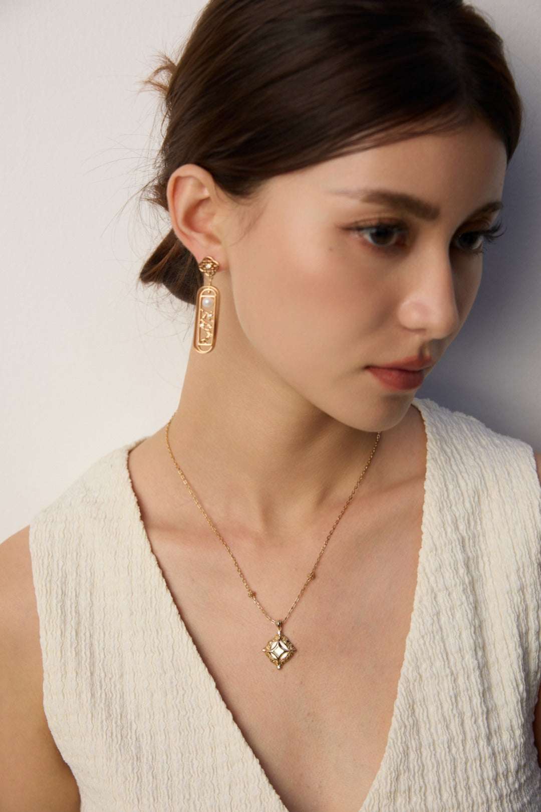 Thalassa Chronicle Pendant Necklace ｜Eudorra Jewelry.