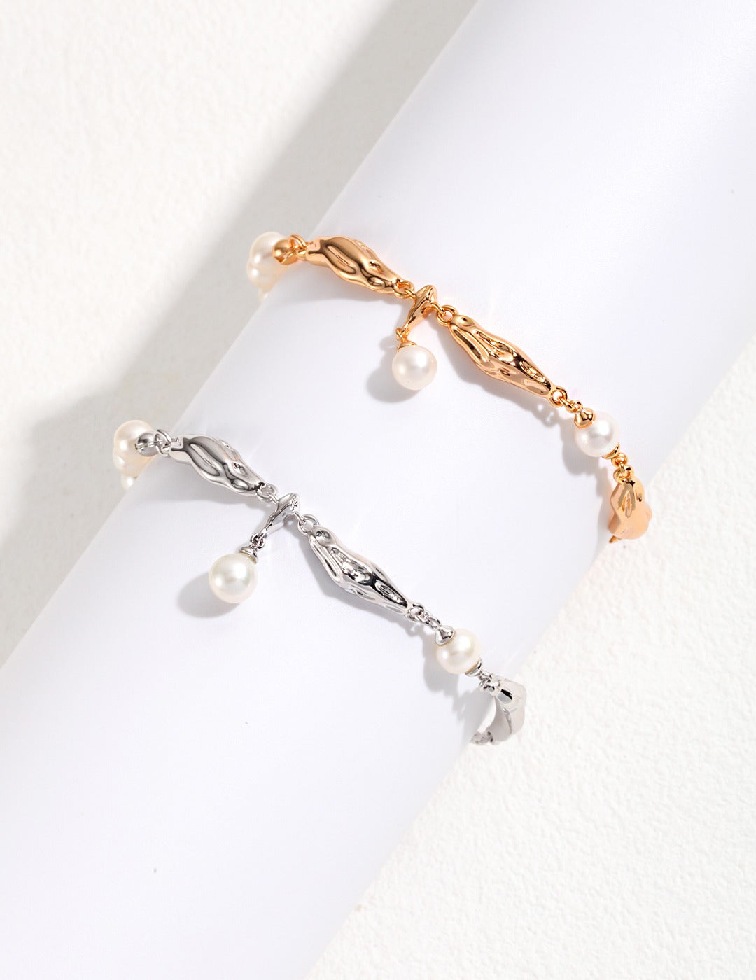 Pearl Radiance Solo Bracelet ｜Eudorra Jewelry.