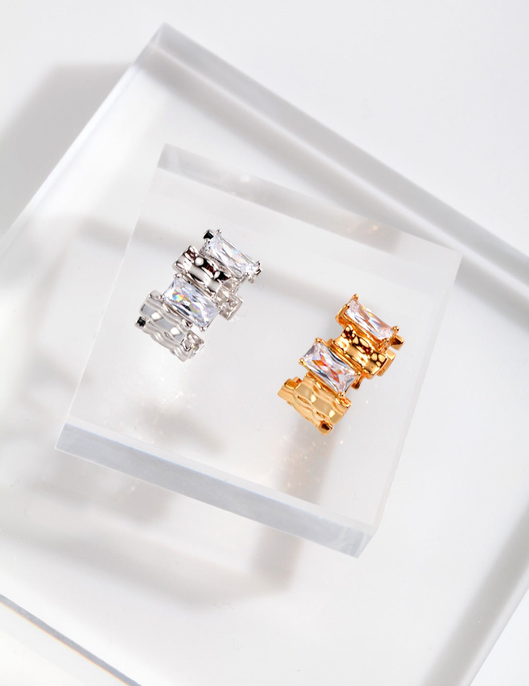 Zirconia Signet Ring | Silver Signet Ring | Eudorra Jewelry