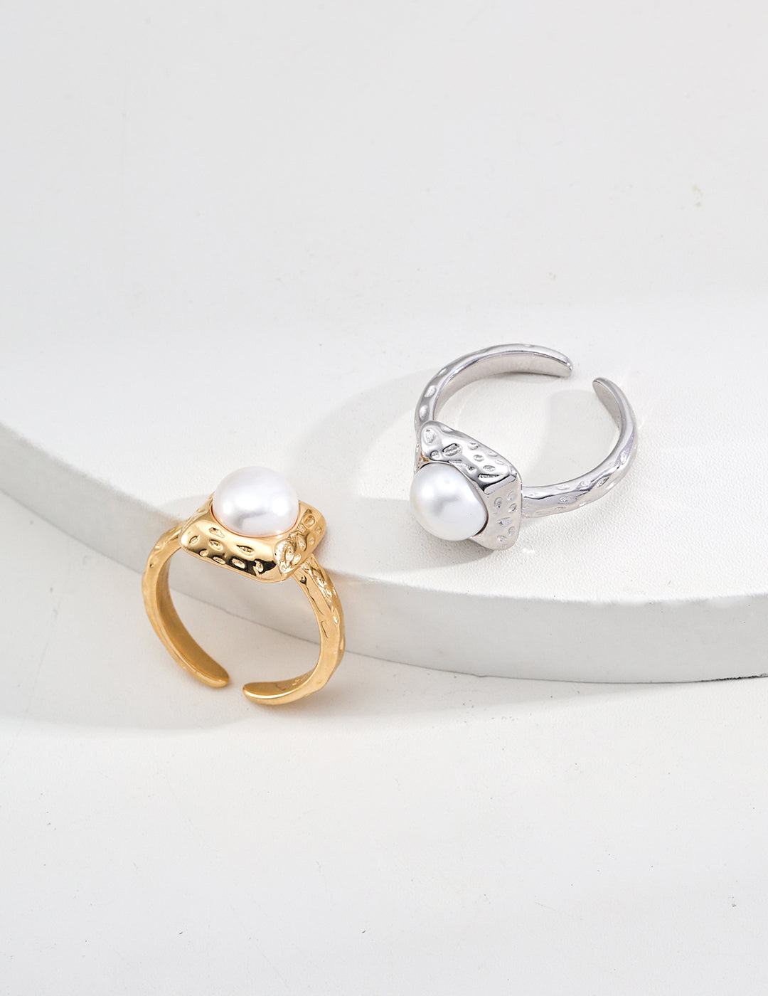 Nomadic Pearl Ring ｜Eudorra Jewelry.