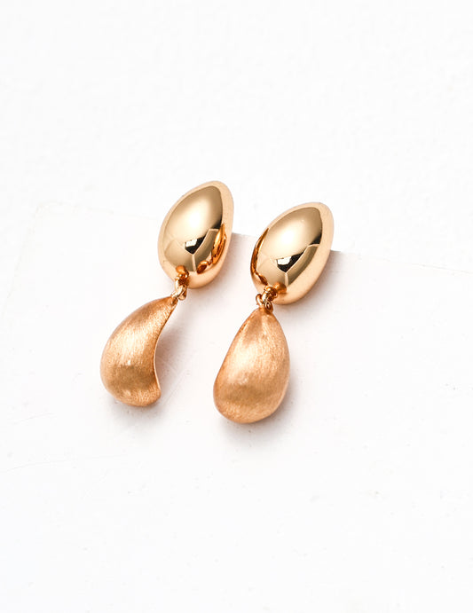 Velvet Rebellion Earrings｜Patina Pearl Earrings | Forya J'adore